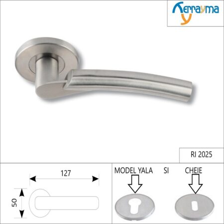 SET MANERE ROZETA INOX RI-2025
